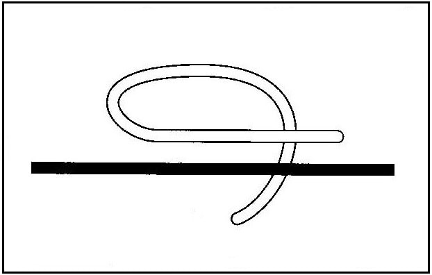 ウキ止め糸の結び方（2）